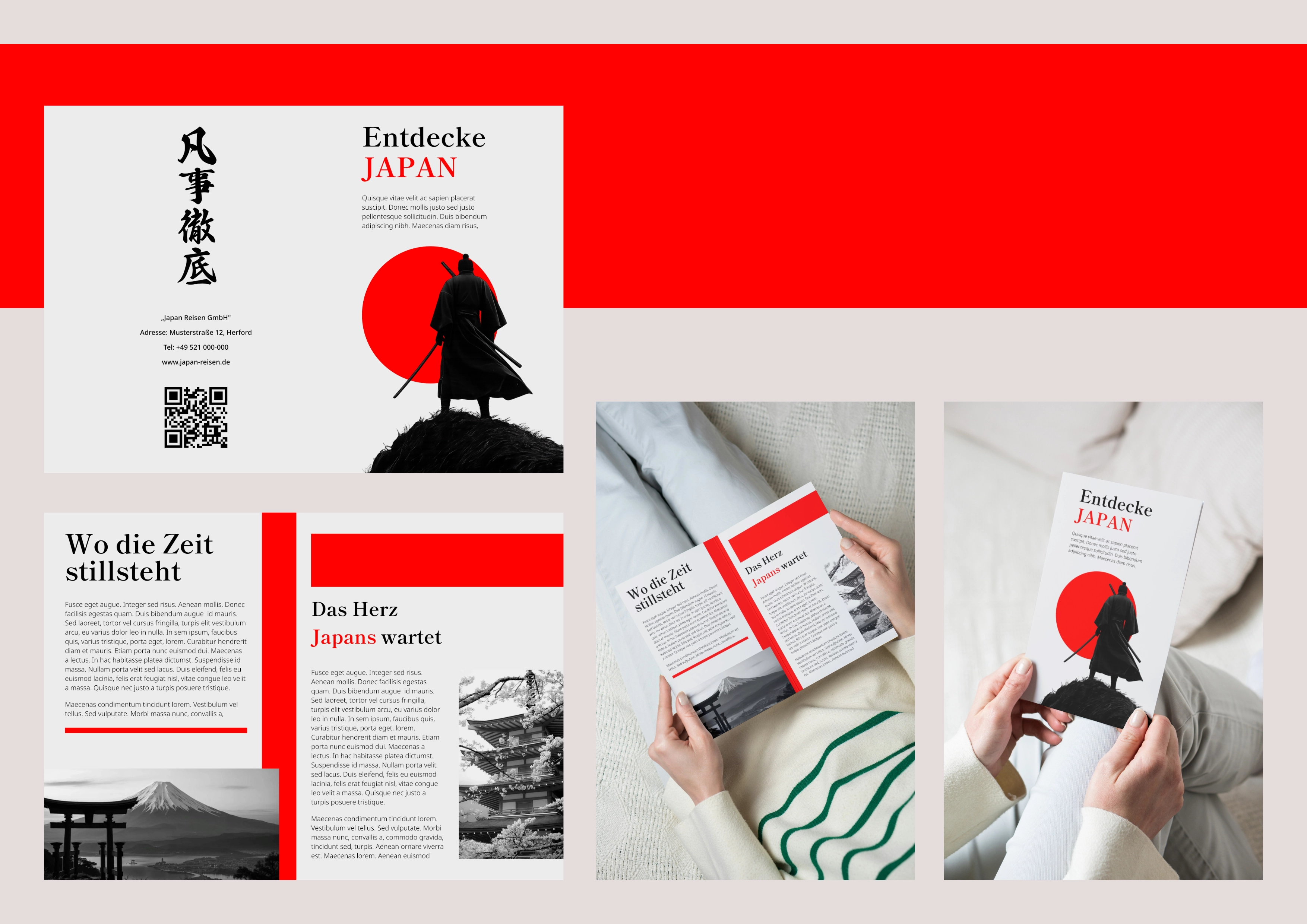 Print Design Mockup mit Geschäftsausstattung und hochwertigen Druckdesigns