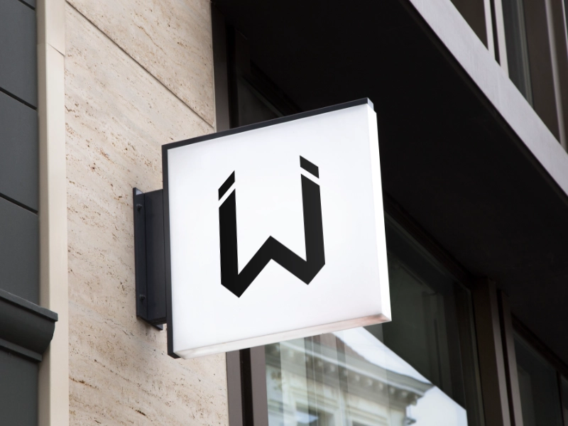 Logo und Markenbasis Mockup mit Logo-Design und visueller Grundausstattung